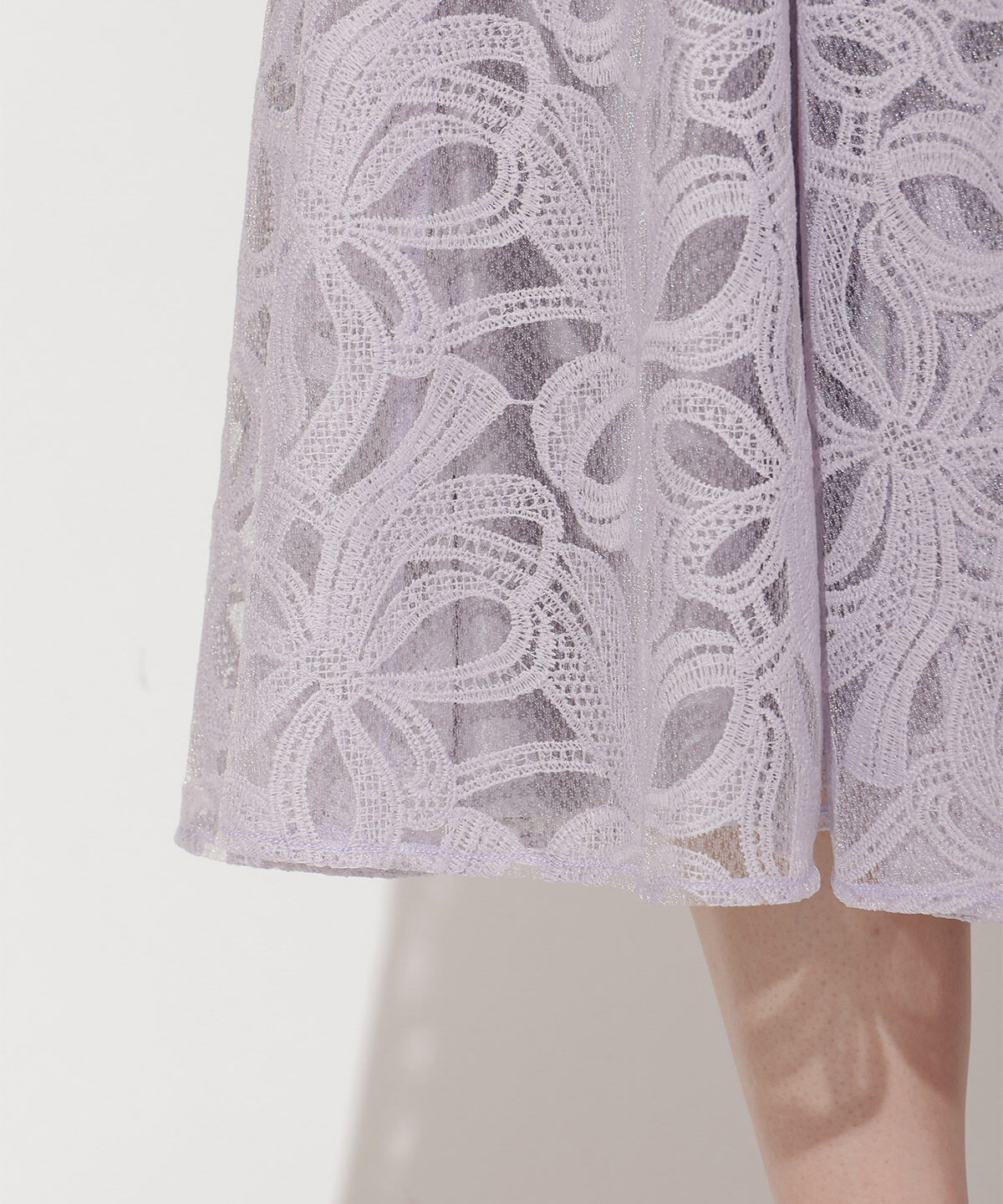 WILLSELECTION「リボンレーススカート」|フレア|