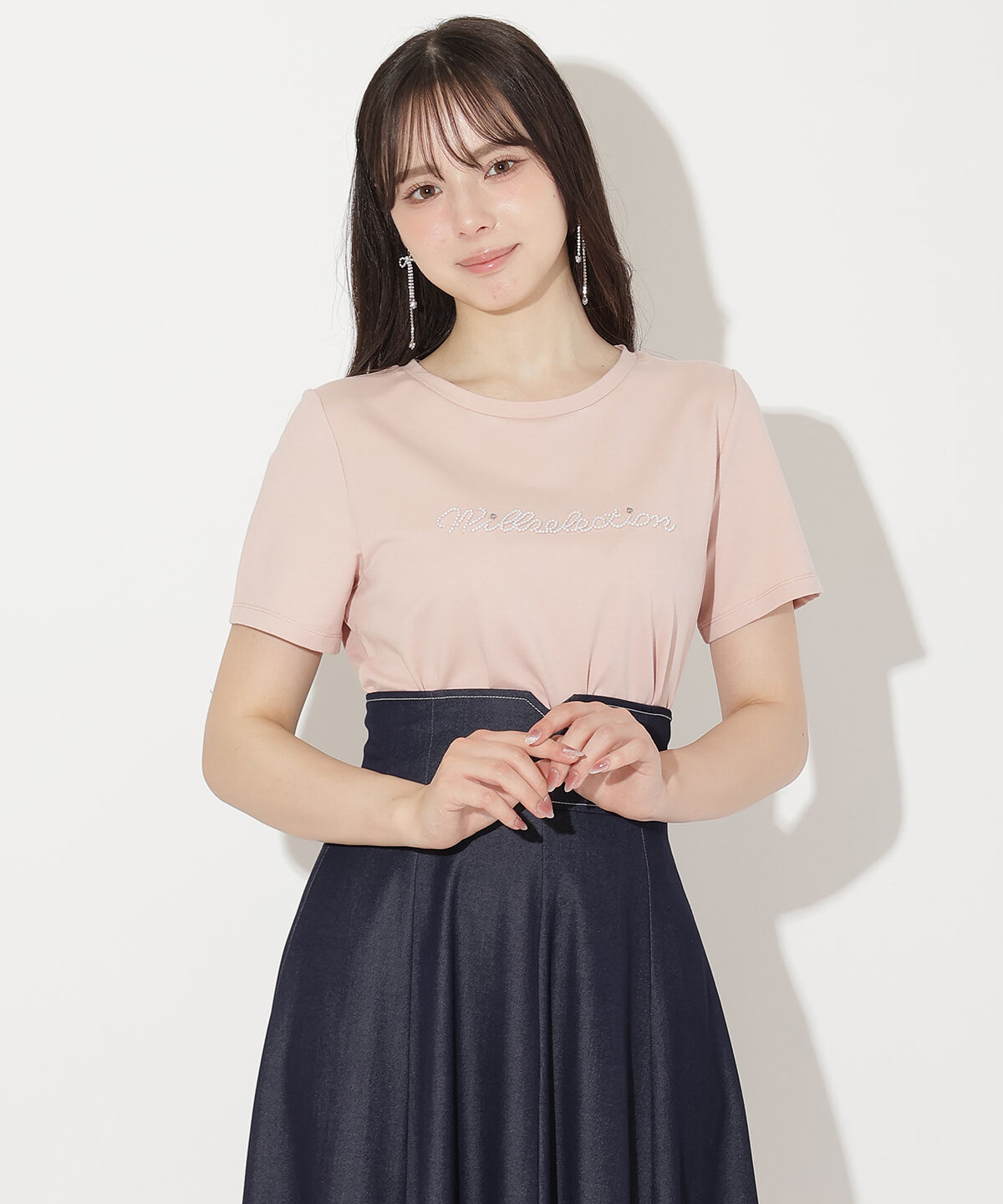 WILLSELECTION「パールロゴTシャツ」|Tシャツ・カットソー|