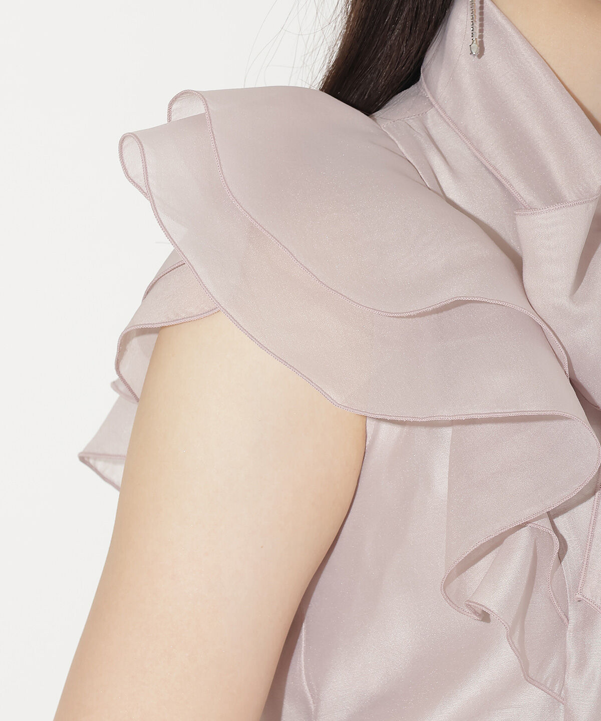 WILLSELECTION「メロウフリルシアーブラウス」|シャツ・ブラウス|