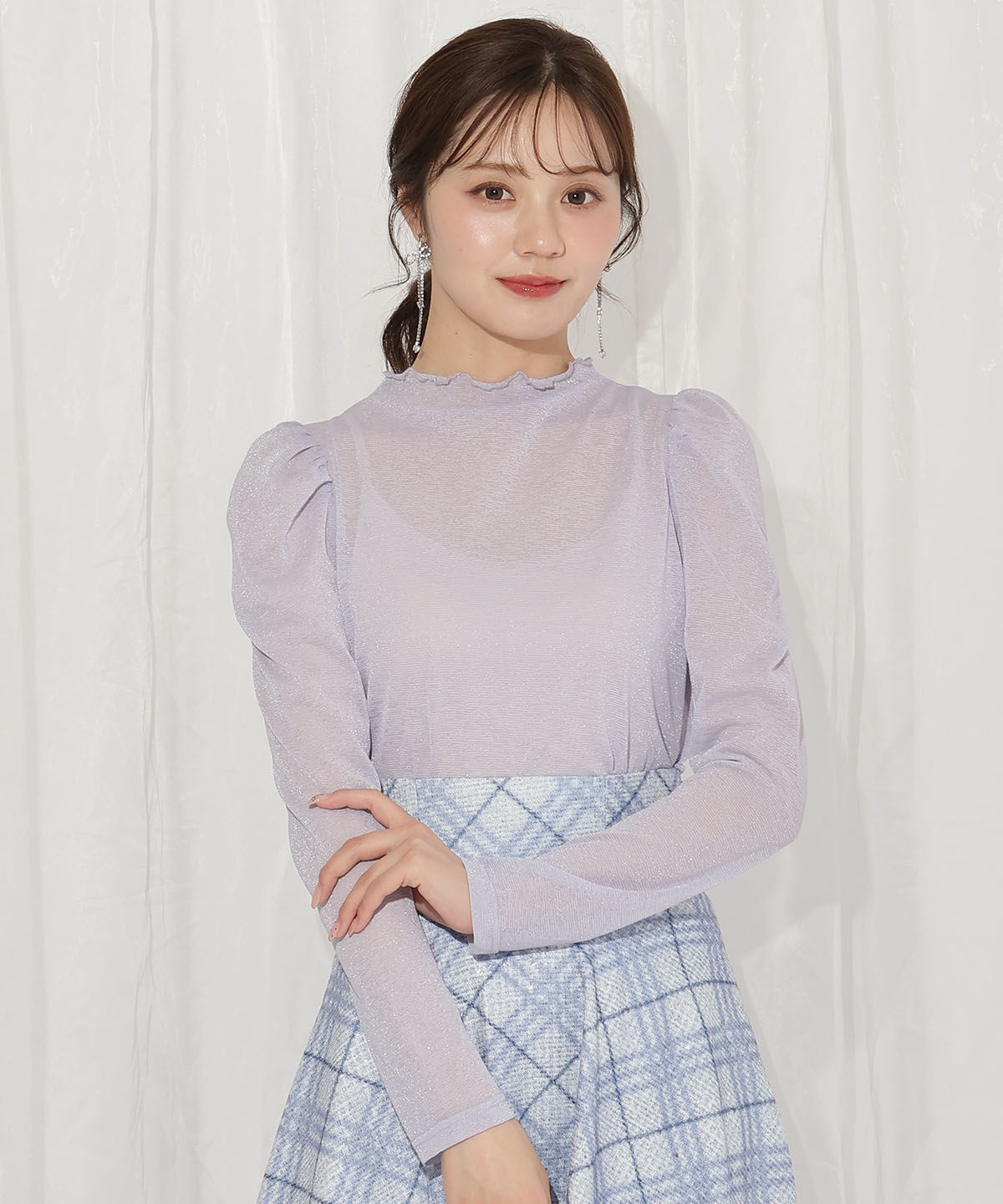 WILLSELECTION「ラメシアートップス」|その他|ラベンダー