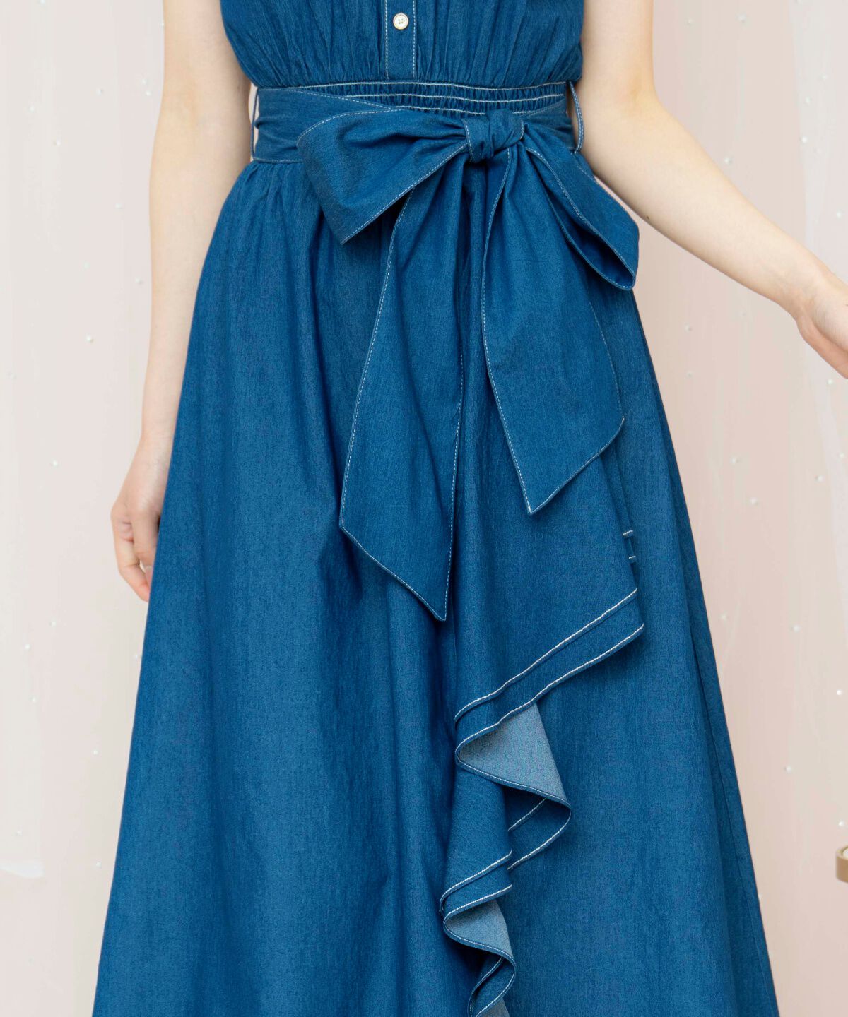 WILLSELECTION「ラッフルシャツワンピース」|ワンピース|