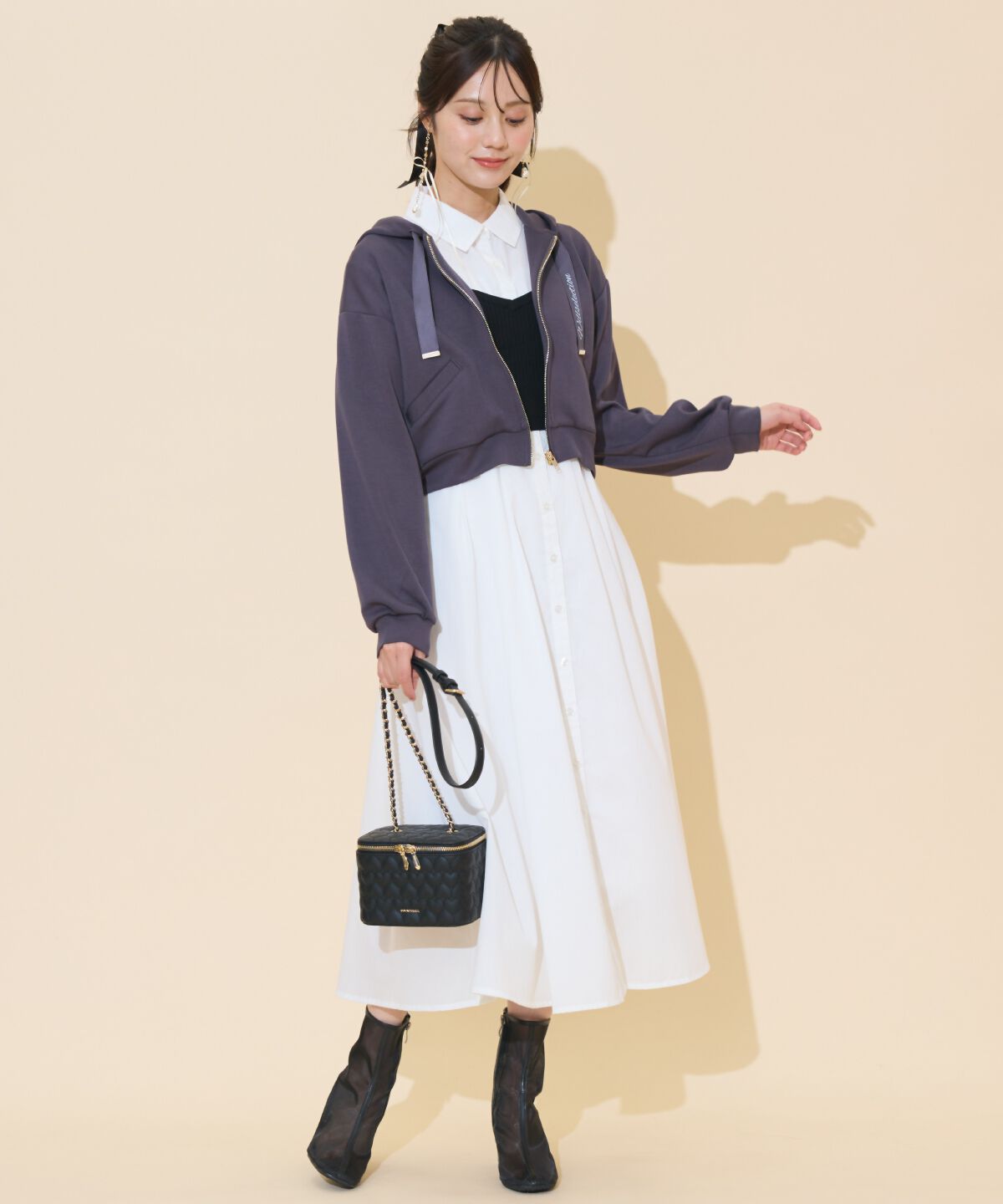 WILLSELECTION「ロゴテープパーカー」|パーカー|