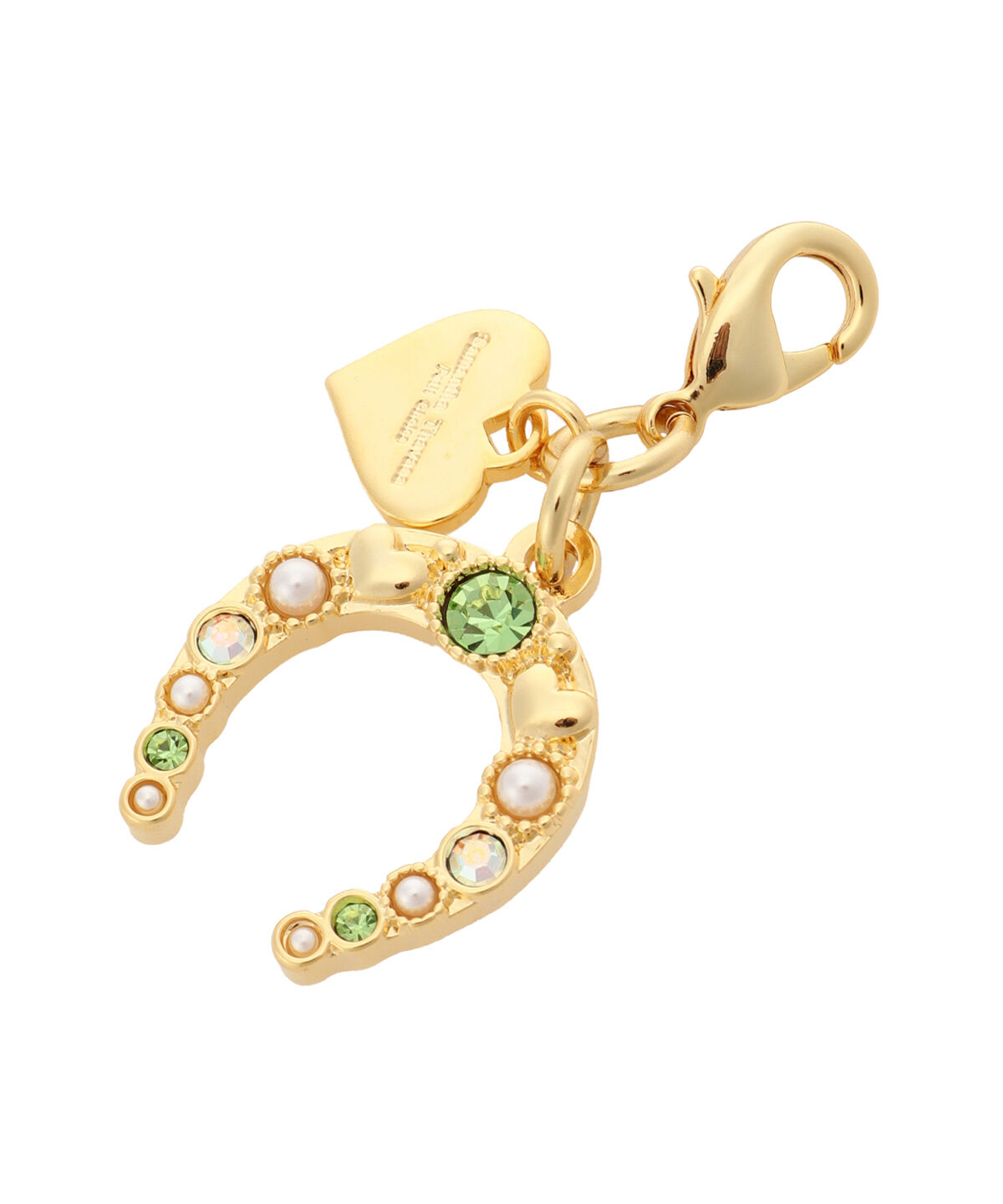 Samantha Thavasa Petit Choice「ホースシューモチーフ ファスナーチャーム」|チャーム・キーホルダー|グリーン