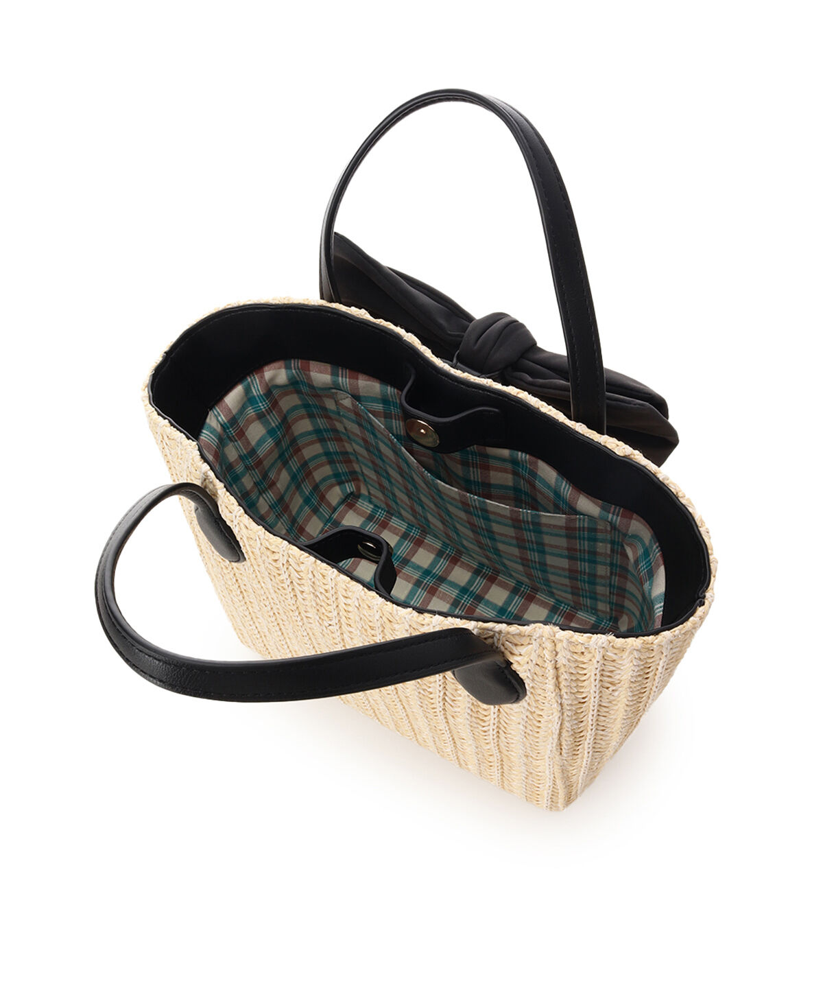 Samantha Thavasa Petit Choice「ビッグリボンかごバッグ」|トートバッグ|