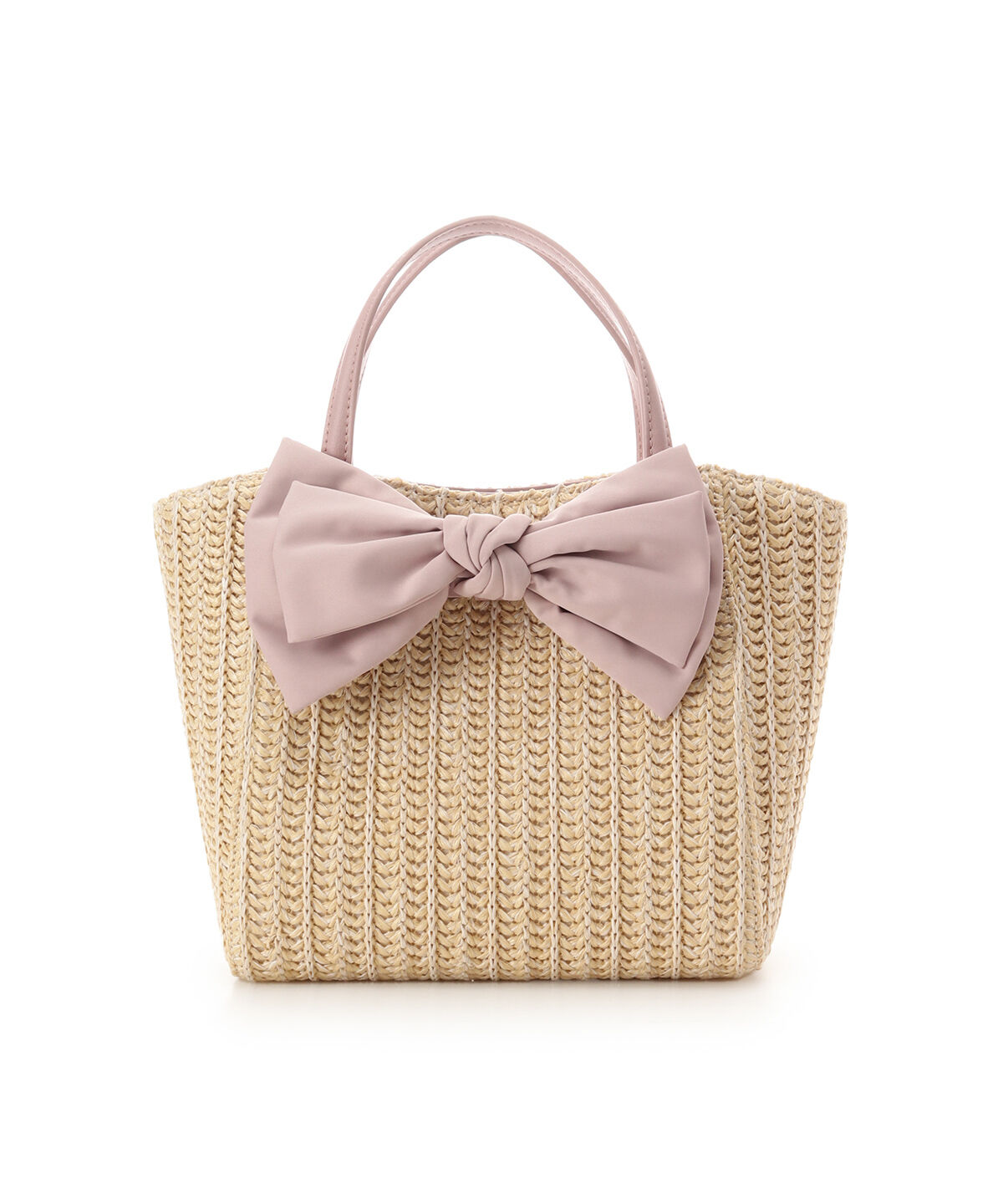 Samantha Thavasa Petit Choice「ビッグリボンかごバッグ」|トートバッグ|