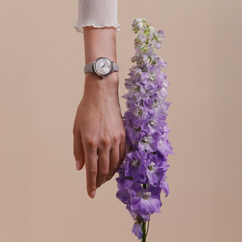 MATOW「〈MATOW (マトウ)〉Shiki Bouquet 花霞 ｼﾙﾊﾞｰﾗｲﾗｯｸﾚｻﾞｰ」|腕時計|