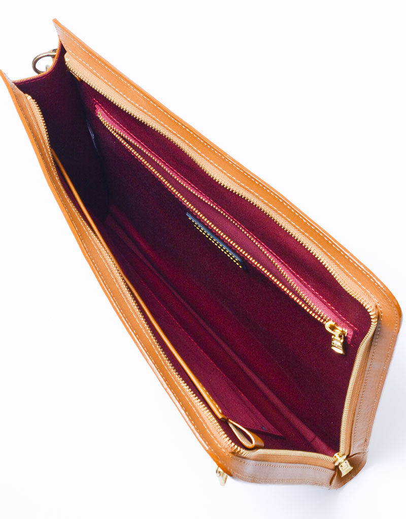 master-piece「Gloss クラッチバッグL」|ハンドバッグ|