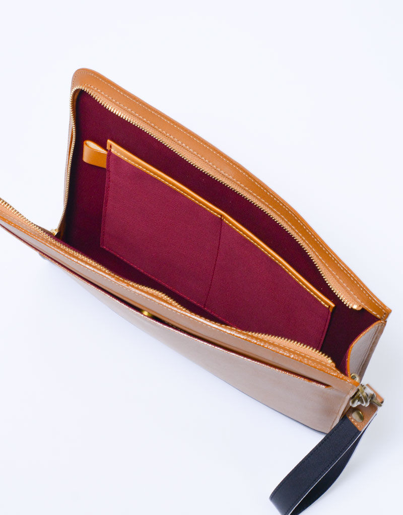 master-piece「Gloss クラッチバッグL」|ハンドバッグ|