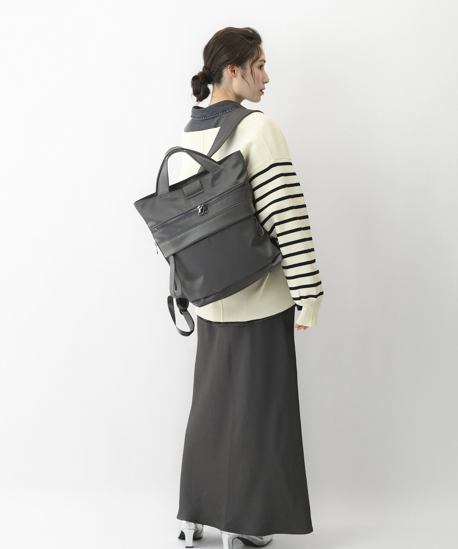 W&.Day/Night「W&.Day/Night サクテ 2WAYリュック A4サイズ 13.3インチPC収納 19021」|トートバッグ|