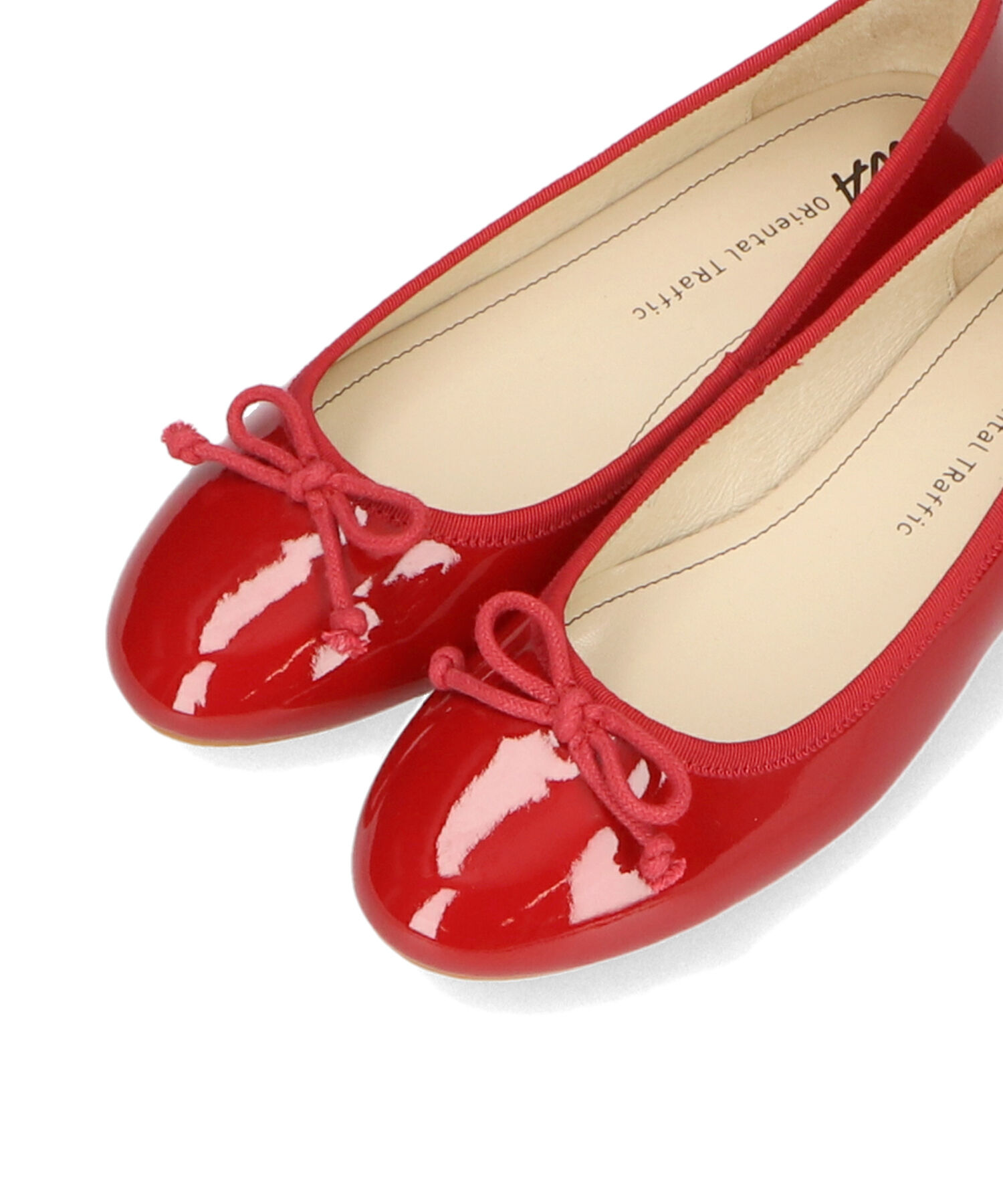 ORiental TRaffic「【 WEB限定 /累計7万足突破】 バレエシューズ /R-4006 パンプス フラット 厚手クッション エナメル」|パンプス|