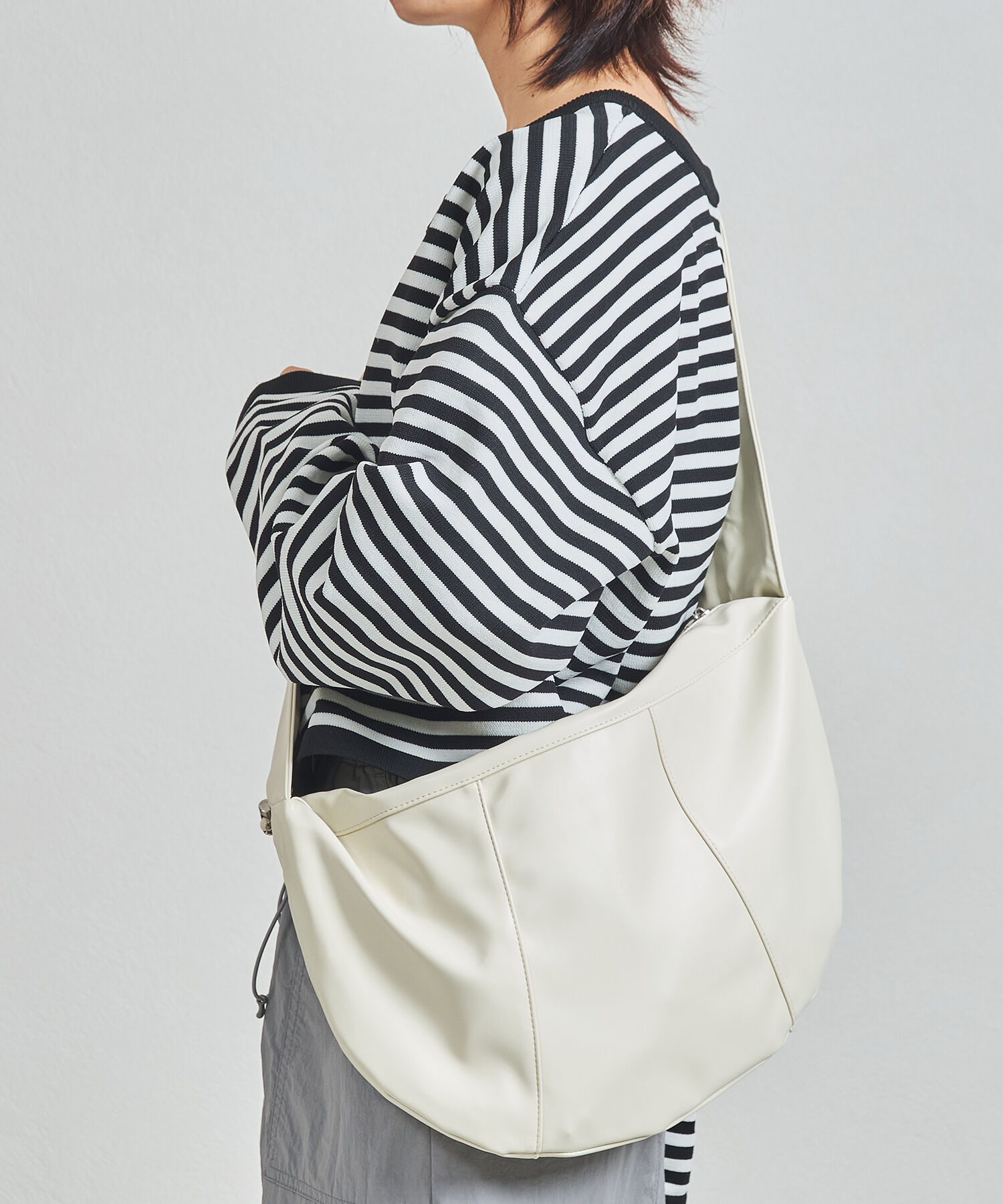 ORiental TRaffic「【BAG】ギャザーショルダーボディバッグ/BA-234 トレンド 人気 売れてる」|ショルダー・メッセンジャー|