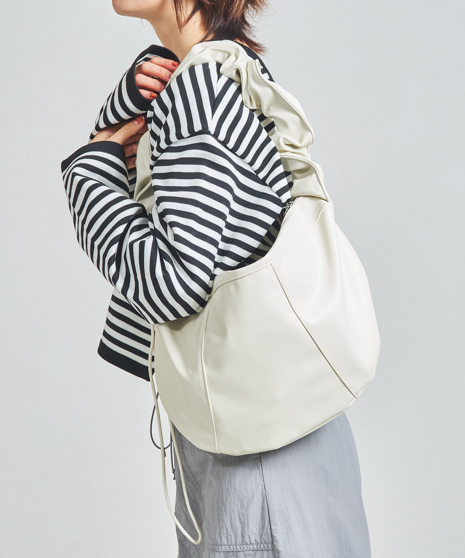 ORiental TRaffic「【BAG】ギャザーショルダーボディバッグ/BA-234 トレンド 人気 売れてる」|ショルダー・メッセンジャー|