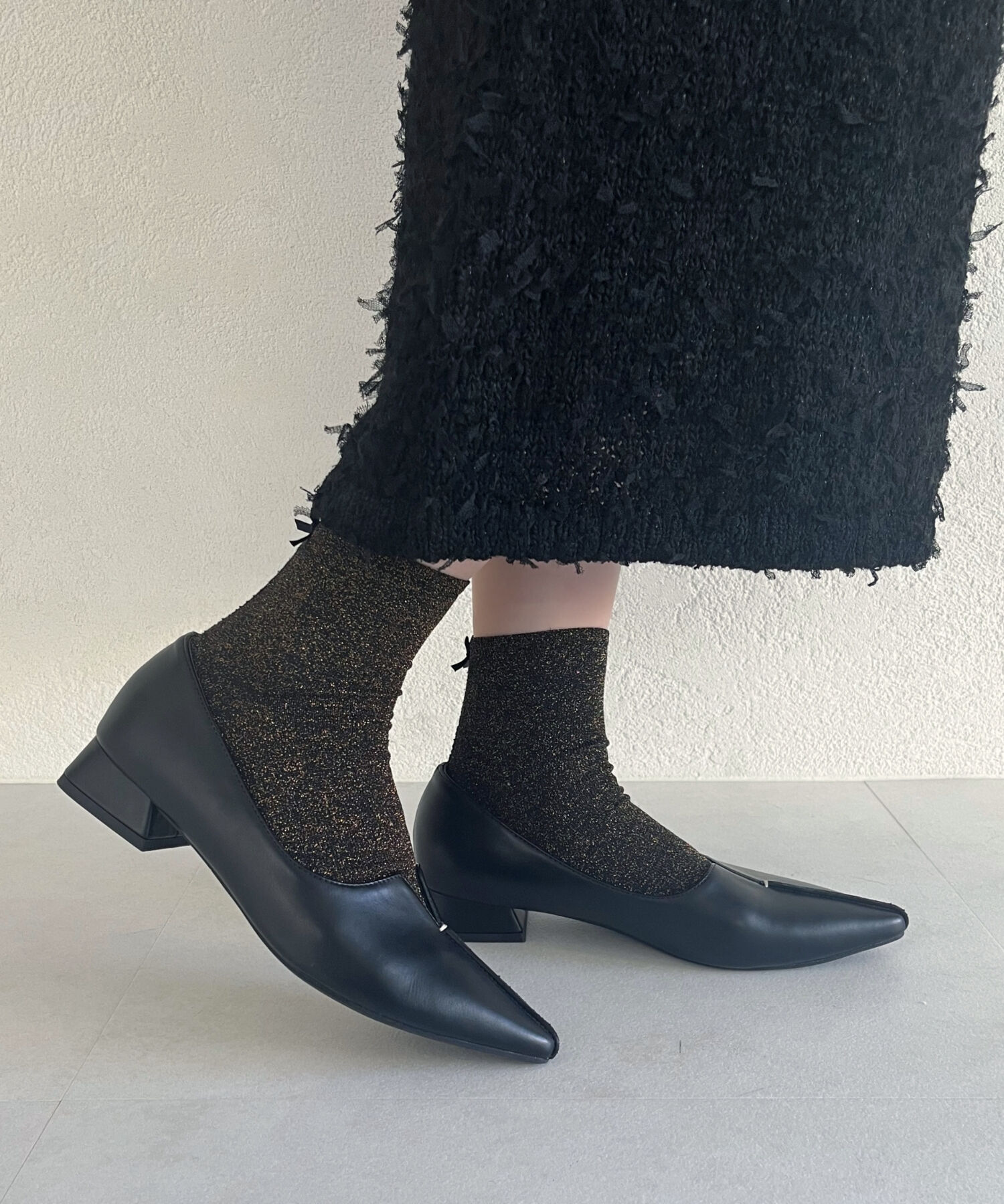 ORiental TRaffic「【WEB限定/累計2万足突破】フレア ヒール ポインテッドトゥ パンプス /45301 ヒール2.8ｃｍ 通勤靴 」|パンプス|