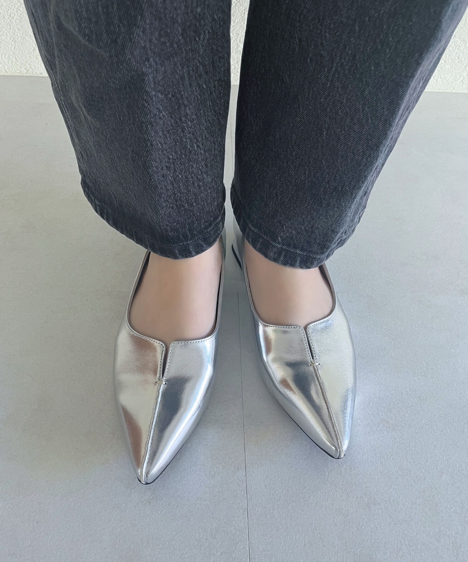 ORiental TRaffic「【WEB限定/累計2万足突破】フレア ヒール ポインテッドトゥ パンプス /45301 ヒール2.8ｃｍ 通勤靴 」|パンプス|