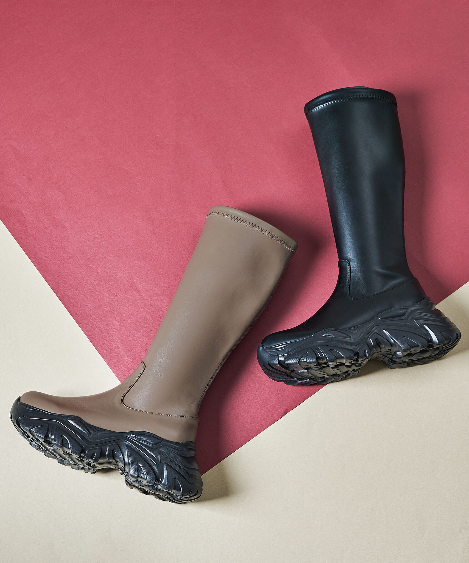 ORiental TRaffic「2024秋冬新作スニーカーソールロングブーツ/41503」|ロングブーツ|