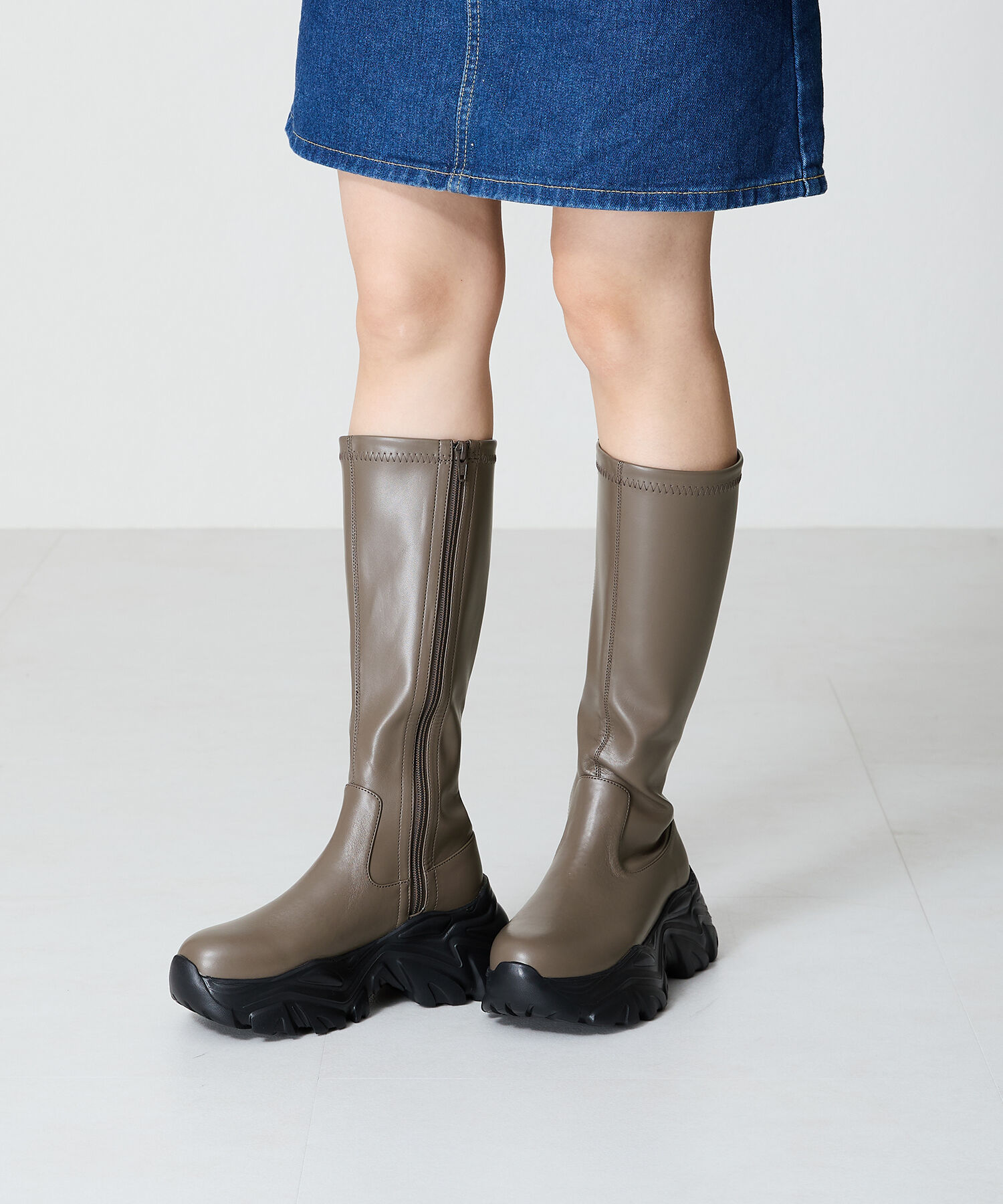 ORiental TRaffic「2024秋冬新作スニーカーソールロングブーツ/41503」|ロングブーツ|