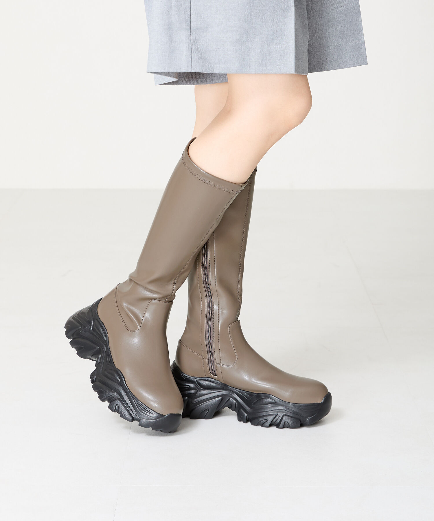 ORiental TRaffic「2024秋冬新作スニーカーソールロングブーツ/41503」|ロングブーツ|