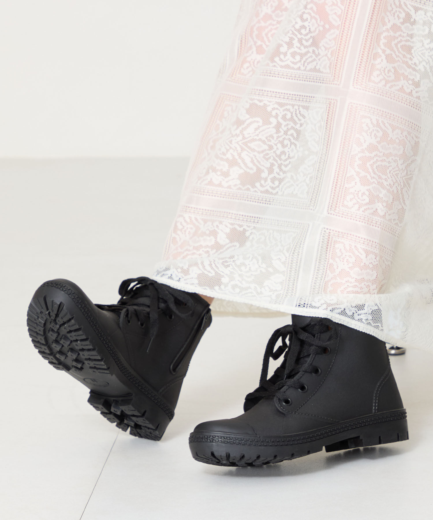 ORiental TRaffic「【防水】レースアップレインスニーカー/R-0020 レインシューズ 人気 トレンド スニーカー」|スニーカー|