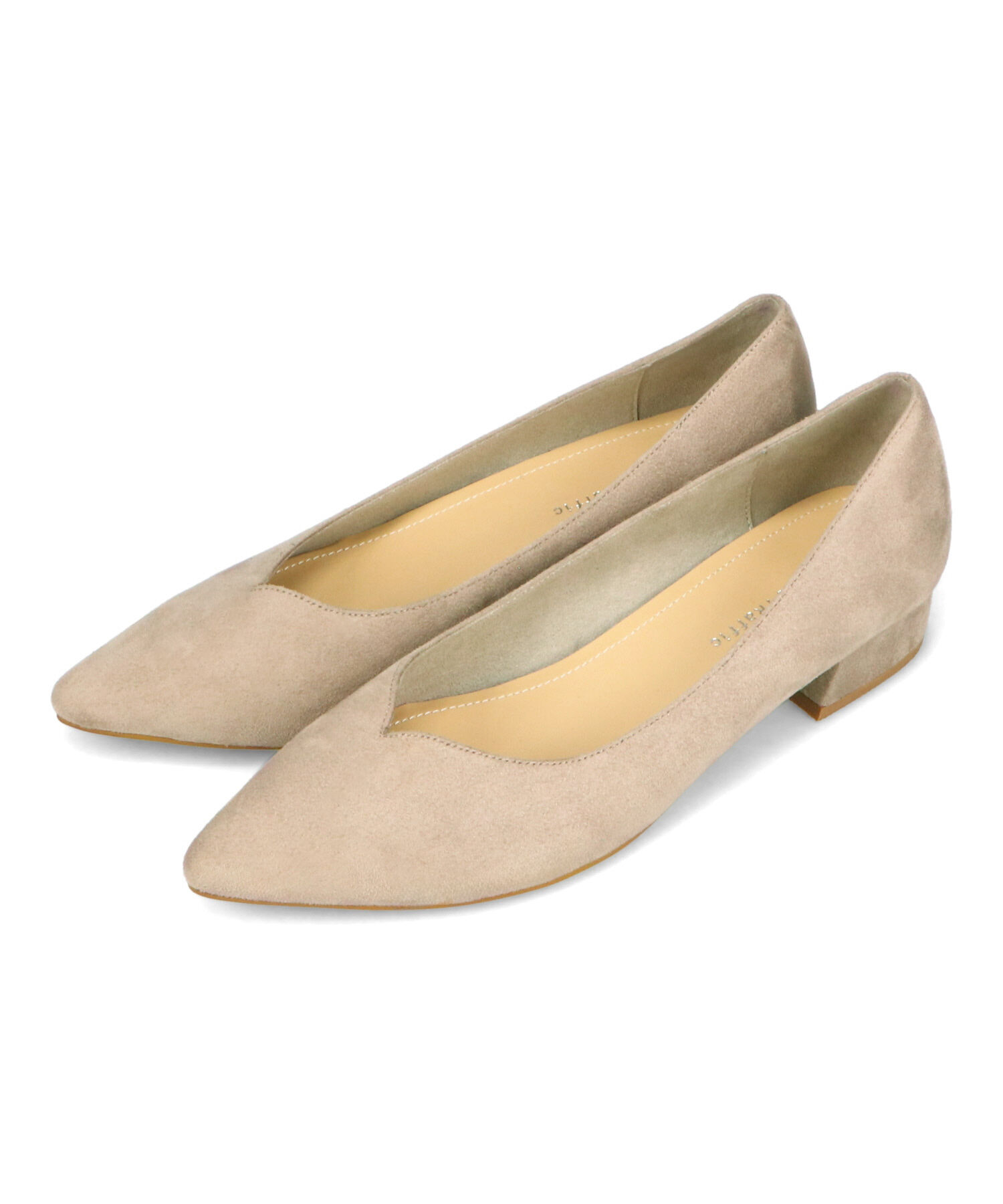 ORiental TRaffic「【WEB限定】スリットカット ポインテッドトゥ ヒール パンプス /55105 通勤 Vカット シンプル」|パンプス|