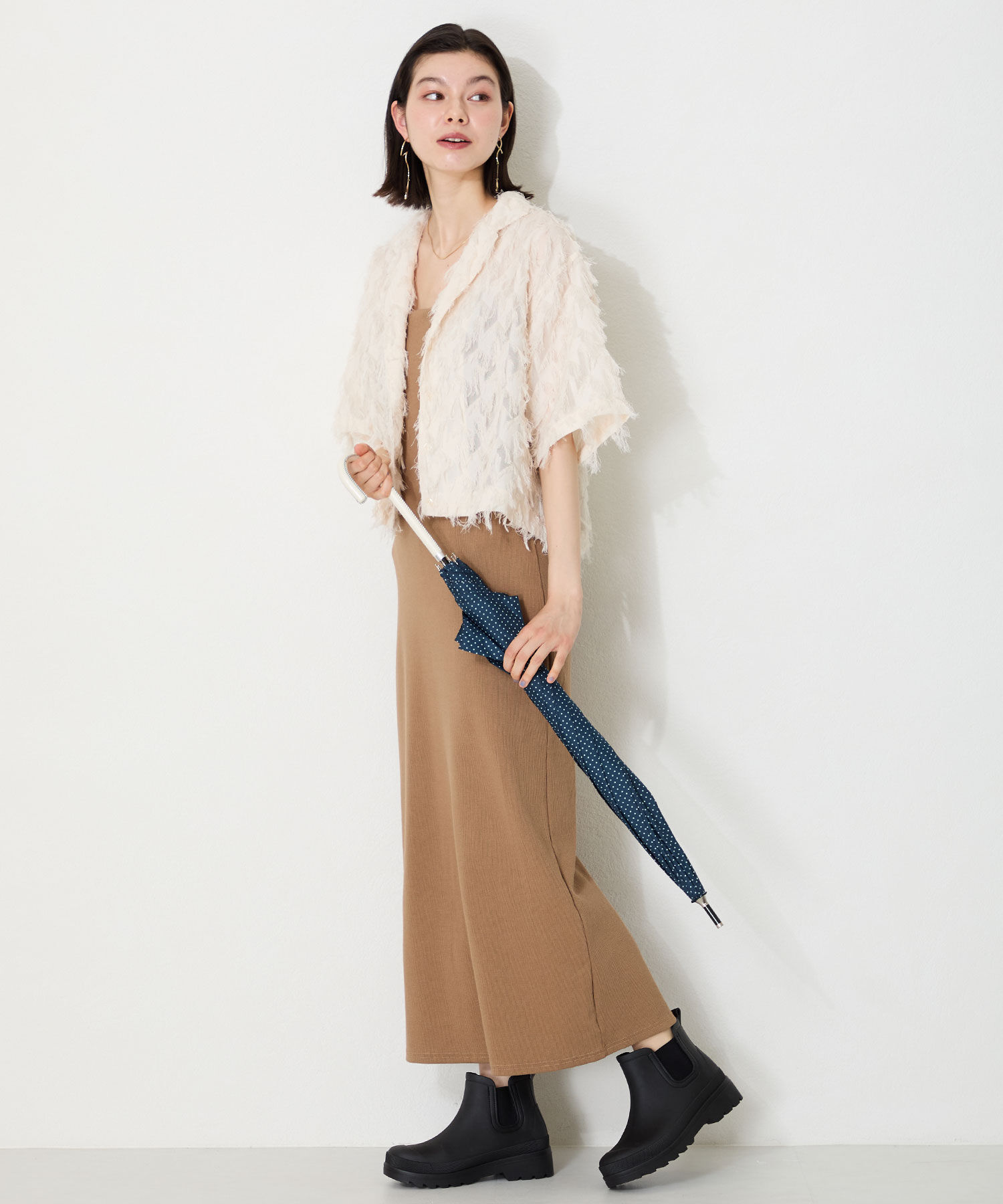 ORiental TRaffic「【防水】アンクル丈 サイドゴア 厚底 レインブーツ /R-0023　レインシューズ ショートブーツ」|ショートブーツ|