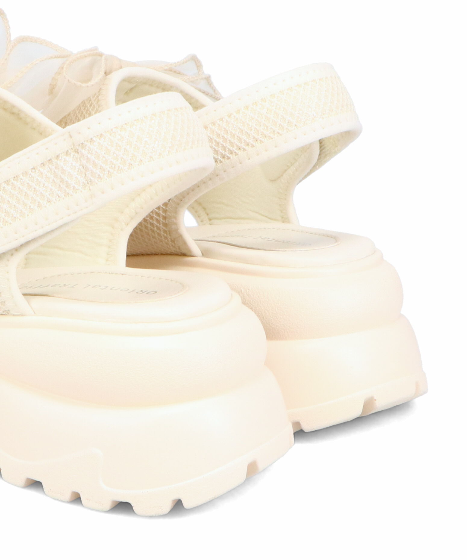 ORiental TRaffic「●2025春夏新作●ボリュームチュールリボン厚底サンダル/51237 厚底 リボン チュール 人気 トレンド」|サンダル|