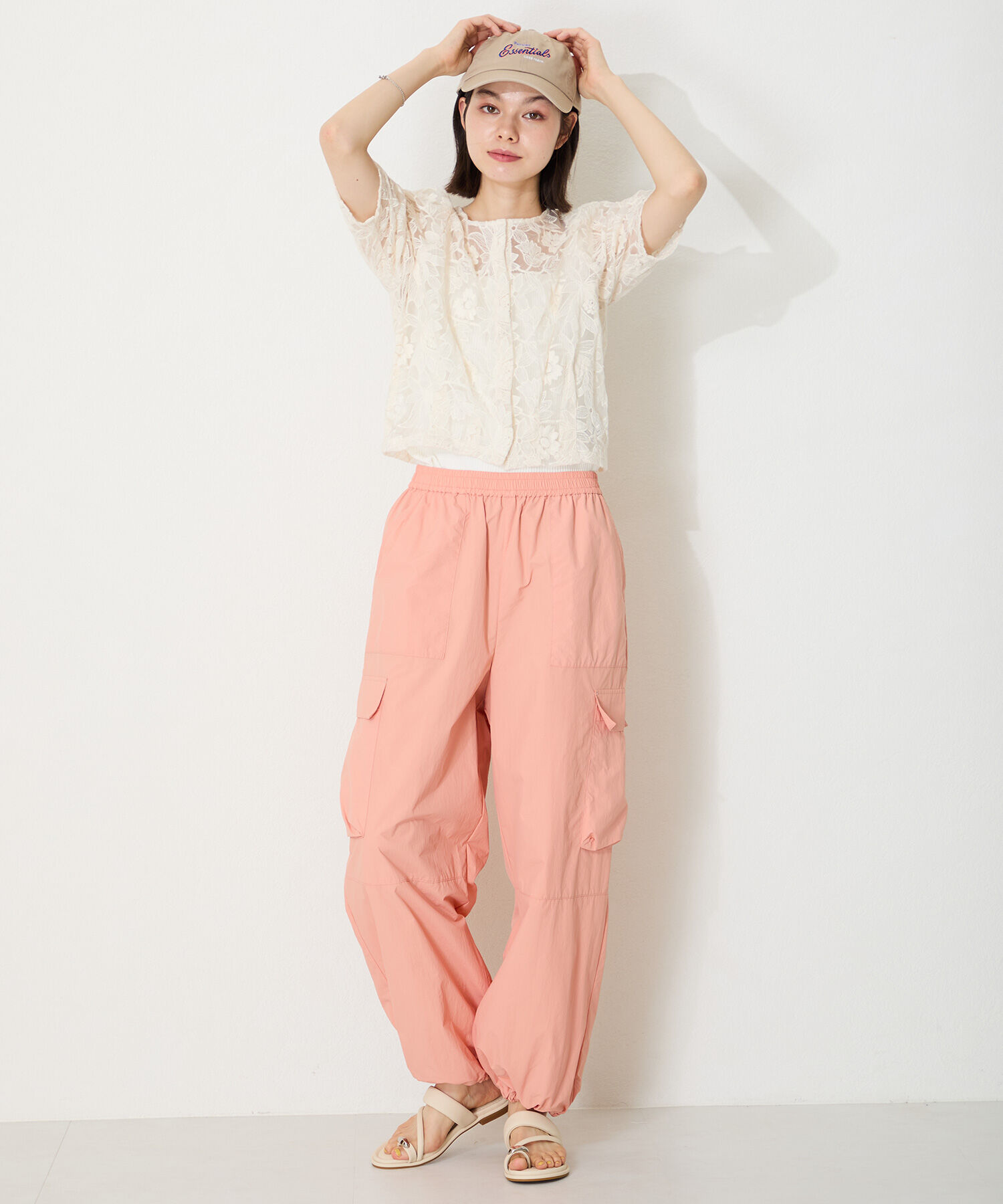 ORiental TRaffic「メタルパーツ&times;パデットベルトトングサンダル/51238 トレンド 人気 再入荷」|サンダル|