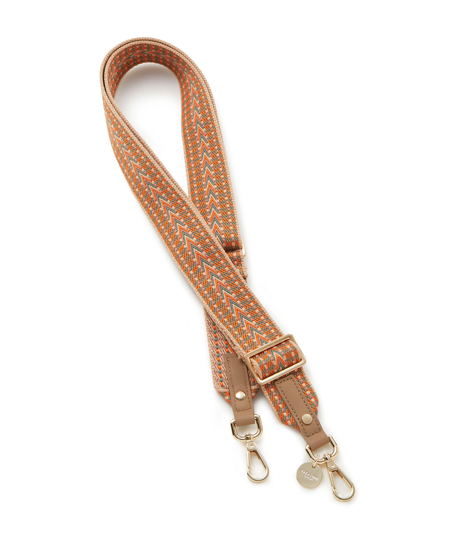 TOPKAPI TREASURE「【TREASURE TOPKAPI】オリジナル ショルダーベルト 38mm 」|ストラップ|グレージュ