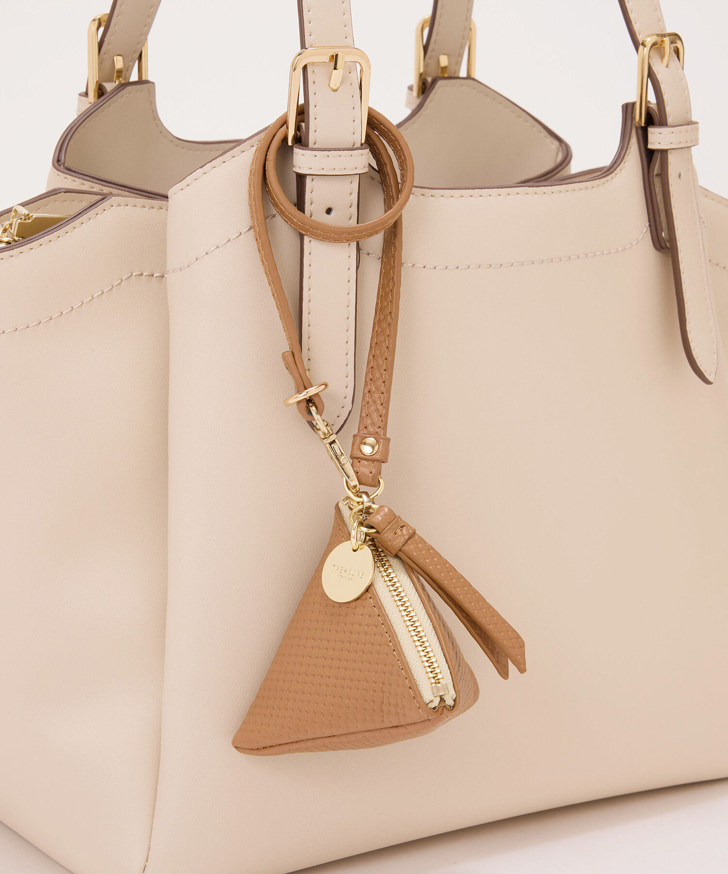 TOPKAPI BREATH「【TREASURE TOPKAPI】クロスエンボス レザー マルチケース/コインケース」|その他|