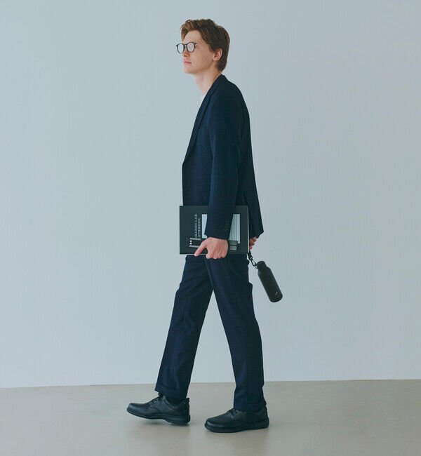 Orthofeet「【オーソフィート】クロード ワイド/ブラック ナチュラルレザー/シューズ メンズ」|スニーカー|