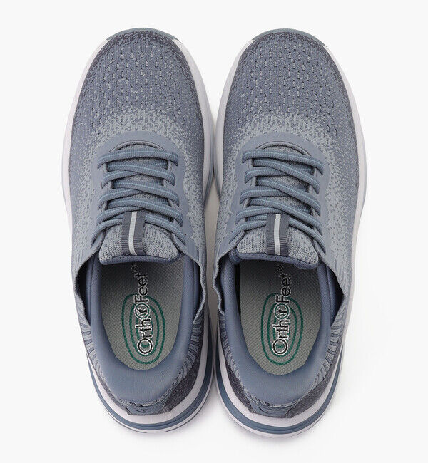 Orthofeet「【オーソフィート】ニラ ミディアム/スレートブルー テキスタイル/シューズ レディース」|スニーカー|