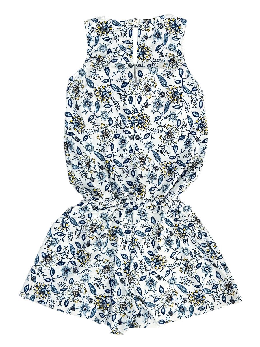 Riberce「【大人水着】更紗柄タンクオールインワン水着」|コンビネゾン|