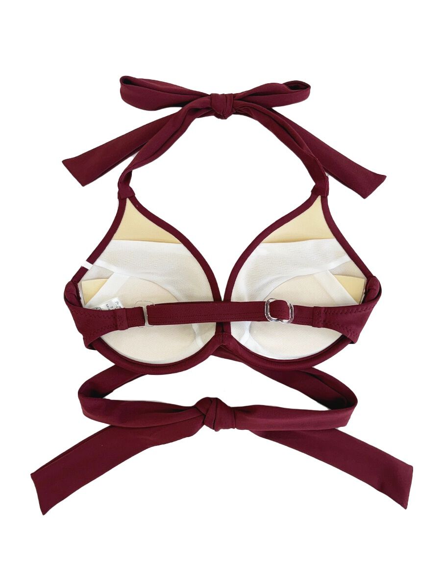 PEAK&PINE「【新作水着】無地クロッシーワイヤースタイルアップビキニ【Gカップ】」|ビキニ|