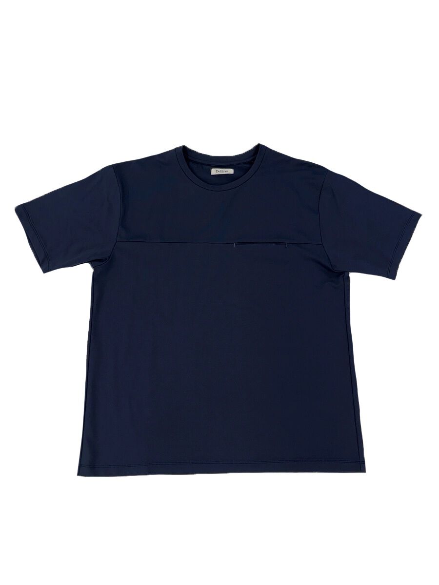 Riberce「【新作】UVカット無地メンズTシャツ」|Tシャツ・カットソー|ネイビー