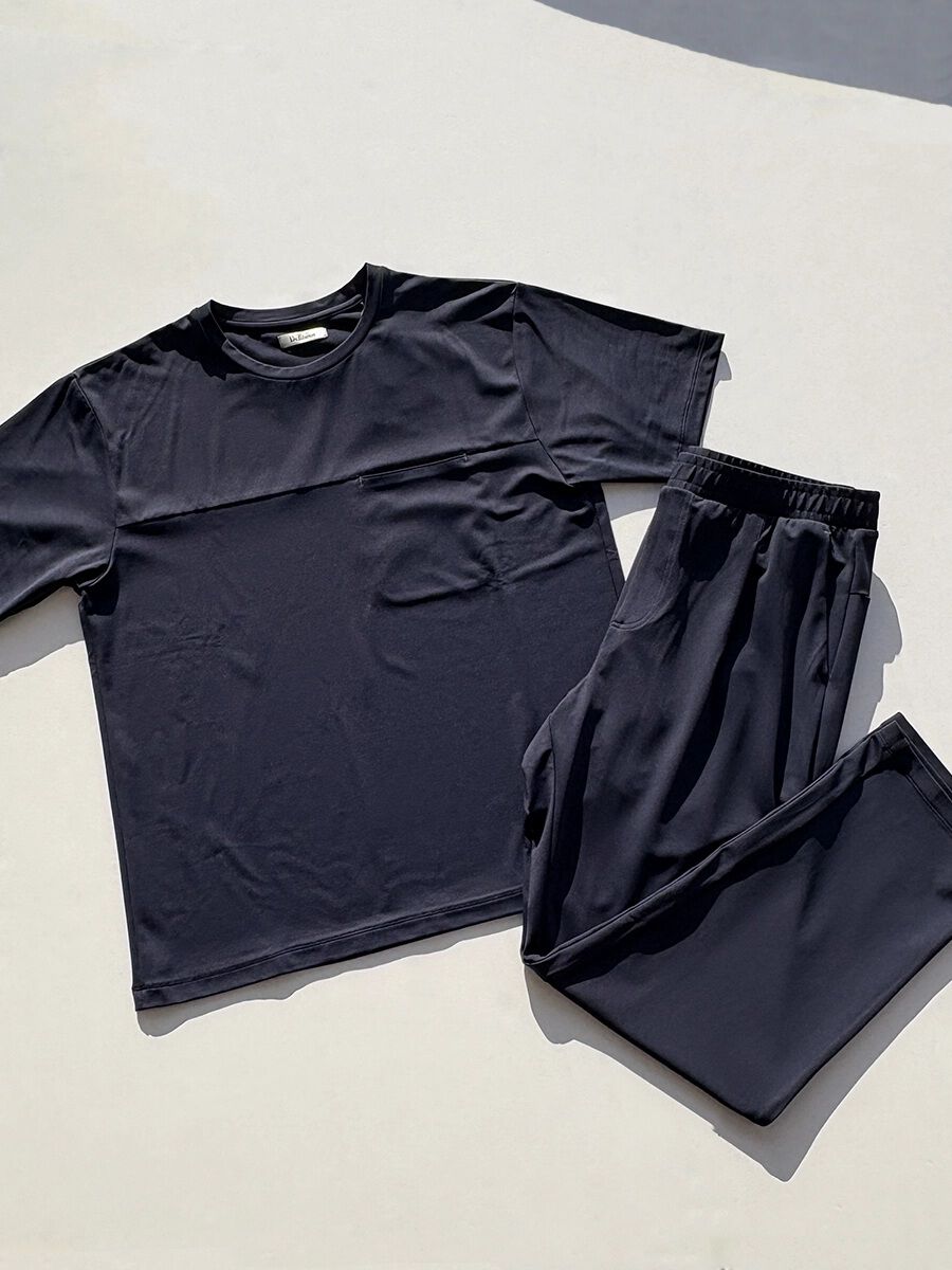 Riberce「【新作】UVカット無地メンズTシャツ」|Tシャツ・カットソー|