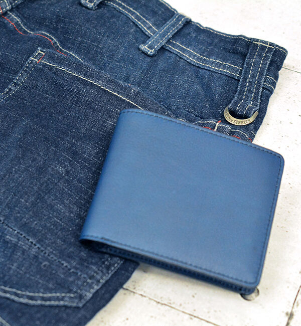 Kinuya Indigo「AWA-AI　二つ折り財布」|財布|