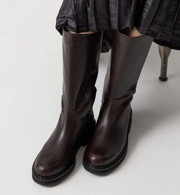 ODETTE E ODILE「ダブルウェルトプレーン ハーフ ショートブーツ40」|ショートブーツ|