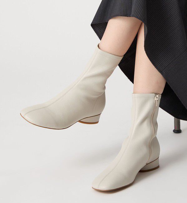 ODETTE E ODILE「ソフトストレッチ ショートブーツ25&uarr;」|ショートブーツ|