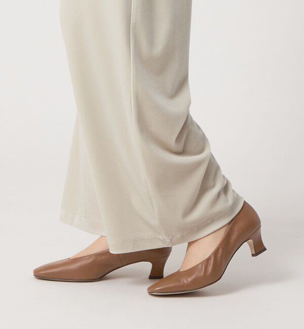 ODETTE E ODILE「ソフトスクエアシャーリング パンプス45&uarr;」|パンプス|