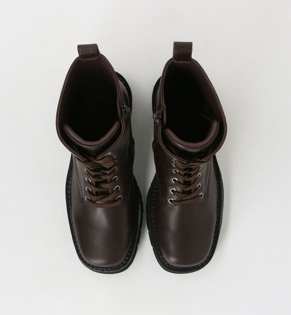 ODETTE E ODILE「スクエアレースアップ ショートブーツ55&uarr;」|ショートブーツ|