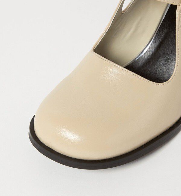 ODETTE E ODILE「＜SY＞ オブリークWストラップ パンプス55&uarr;」|パンプス|