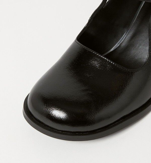 ODETTE E ODILE「＜SY＞ オブリークWストラップ パンプス55&uarr;」|パンプス|