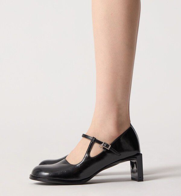 ODETTE E ODILE「＜SY＞ オブリークWストラップ パンプス55&uarr;」|パンプス|