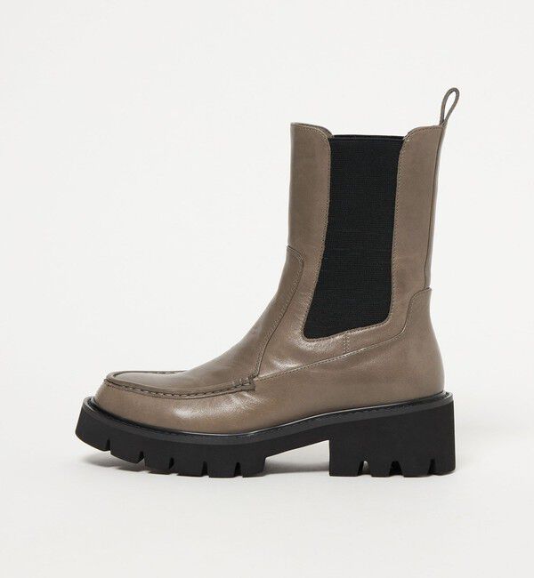 ODETTE E ODILE「チェルシーモカ ショートブーツ55&uarr;」|ショートブーツ|MD.GRAY