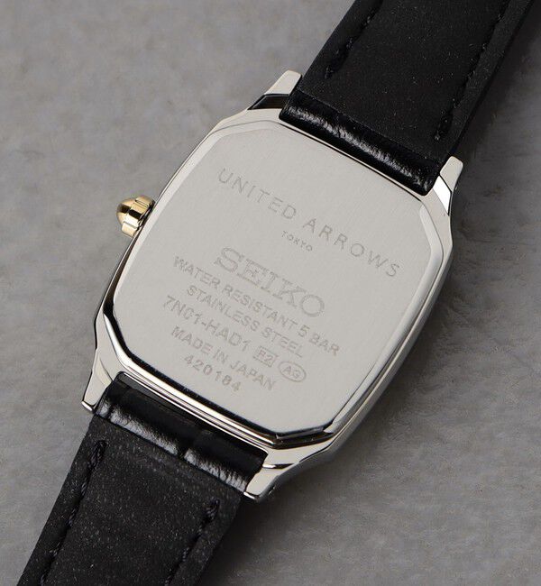 UNITED ARROWS「【別注】＜SEIKO＞スクエア レザー 腕時計」|腕時計|