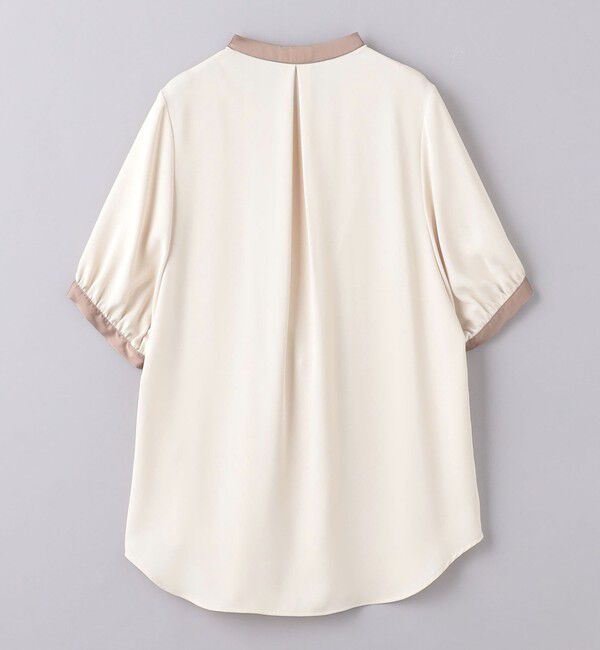 UNITED ARROWS「バイカラーパイピング ショートスリーブ ブラウス」|シャツ・ブラウス|