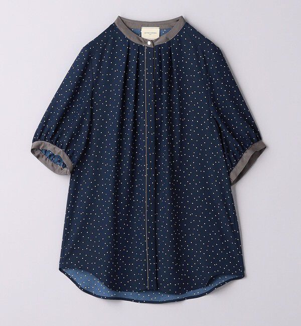 UNITED ARROWS「バイカラーパイピング ショートスリーブ ブラウス」|シャツ・ブラウス|