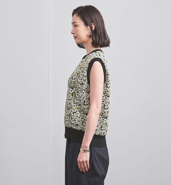 UNITED ARROWS「【別注】＜WRAPINKNOT＞ラメ ニットベスト -united LOVE project 2023」|ベスト・ジレ|