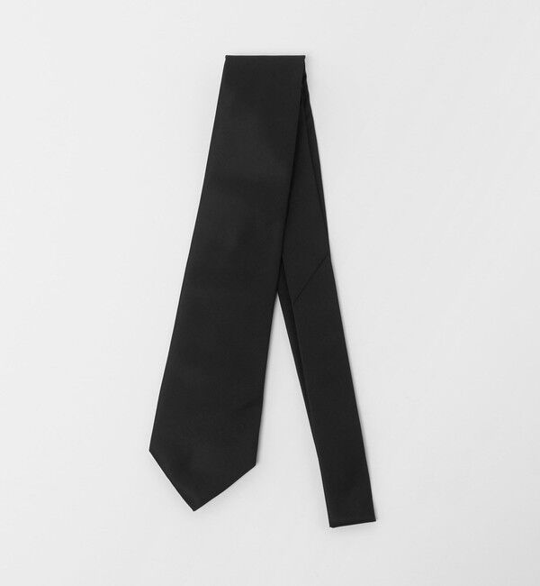 UNITED ARROWS「バラシア ブラック ソリッド ネクタイ」|ネクタイ・蝶ネクタイ|BLACK