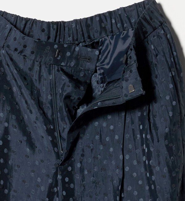 UNITED ARROWS「ドット サテン 2タック ワイドパンツ」|その他|