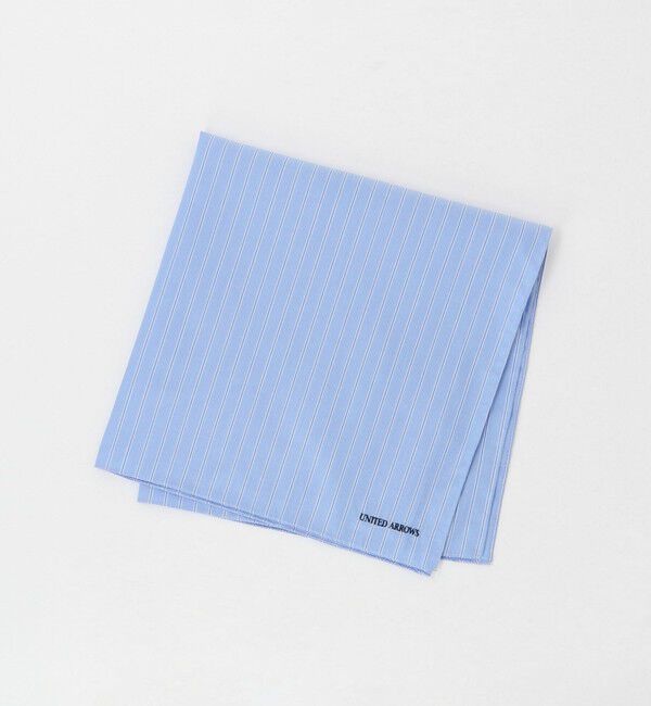 UNITED ARROWS「コットン ストライプ ハンカチ」|ハンカチ|COBALT